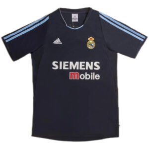 Real Madrid 2003/04 Away Retro Football Jersey