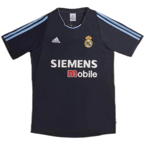 Real Madrid 2003/04 Away Retro Football Jersey