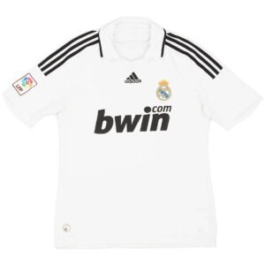 Real Madrid 2008/09 Home Retro Soccer Jersey