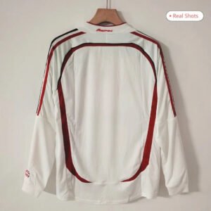 AC Milan 2006/07 Away Retro Long Sleeve Soccer Jersey