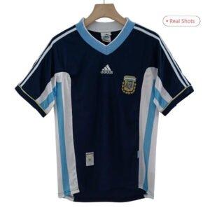 Argentina Men's 1998 Away Retro Football Jersey