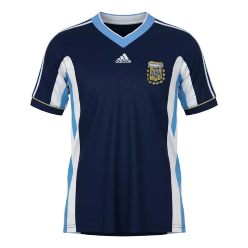 Argentina Men's 1998 Away Retro Football Jersey