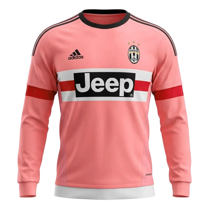 Juventus 2015/16 Retro Away Long Sleeve Soccer Jersey