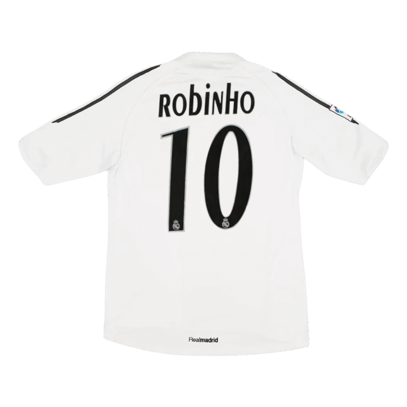 Robinho #10 Real Madrid 2009/10 Retro Home Soccer Jersey