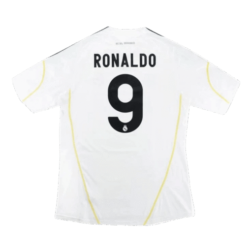 Ronaldo #9 Real Madrid 2009/10 Retro Home Soccer Jersey