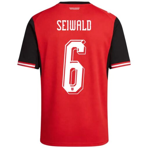 SEIWALD6AustriaHomeJerseyWorldCup2026_1.jpg SEIWALD #6 Austria Home Soccer Jersey 2026 World Cup