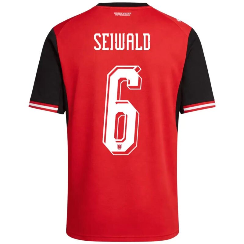 SEIWALD6AustriaHomeJerseyWorldCup2026_1.jpg SEIWALD #6 Austria Home Soccer Jersey 2026 World Cup