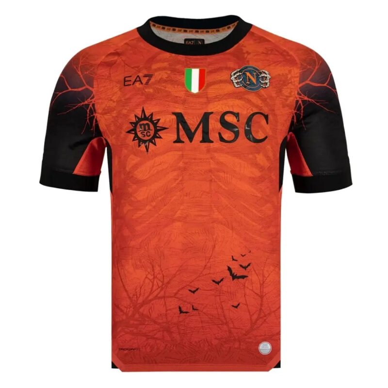 Napoli Halloween Orange Soccer Jersey 2025/26 Special Edition