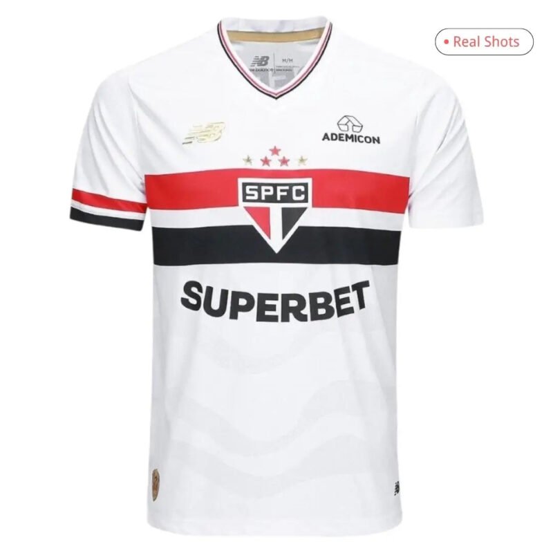 S?o Paulo FC Home Soccer Jersey 2025/26