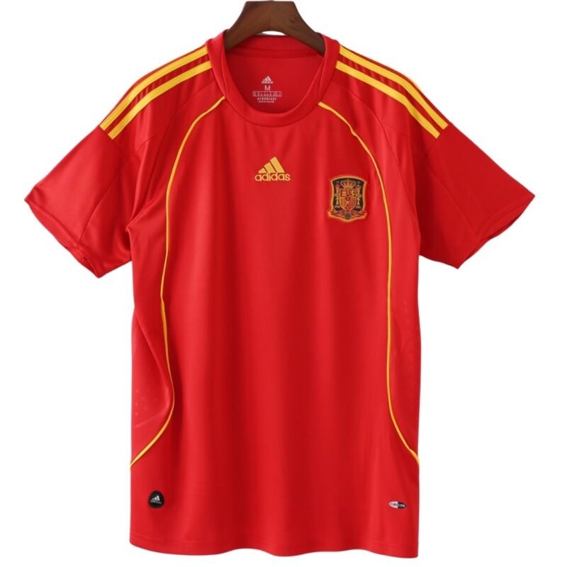 Spain 2008 Home Retro Football Jersey
