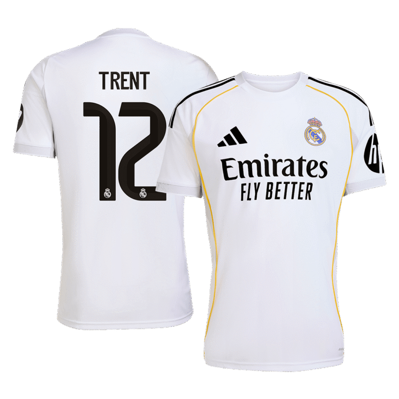 TRENT #12 Real Madrid Home Soccer Jersey 2025/26 White
