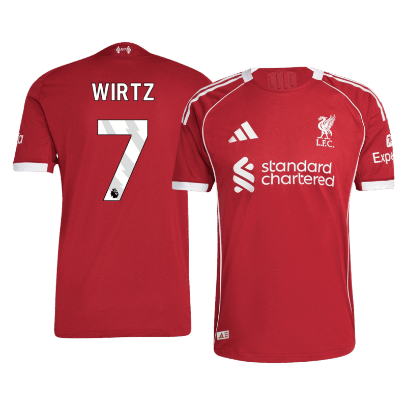 WIRTZ #7 Liverpool Home Player Version Soccer Jersey 2025/26