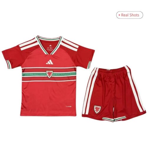 Wales Kid's Home Kit - Jersey+Shorts 2026 World Cup