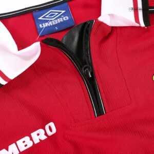 a3febbfdd66aa62350bfd782133cf516.jpg Manchester United 1998/99 Home Long Sleeve Retro Soccer Jersey