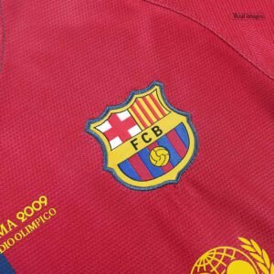 Barcelona 2008/09 Retro Home Soccer Jersey - UCL Final
