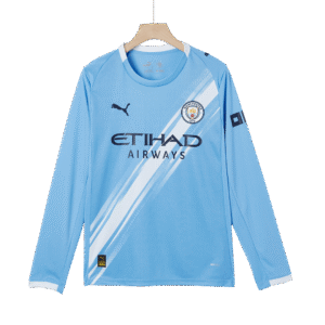 Manchester City Home Long Sleeve Soccer Jersey 2025/26