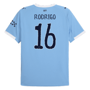 b19f9afdde374a93071cce647cec5ec9.png RODRIGO #16 Manchester City Home Soccer Jersey 2025/26 Blue - Club World Cup