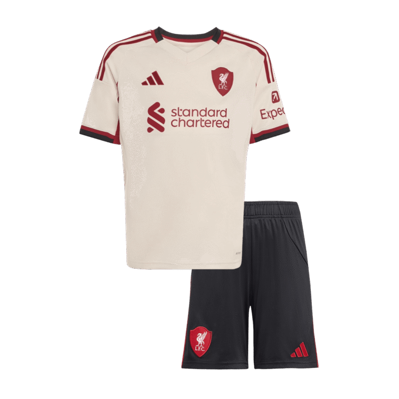 Liverpool Kid's Away Kit - Jersey+Shorts 2025/26