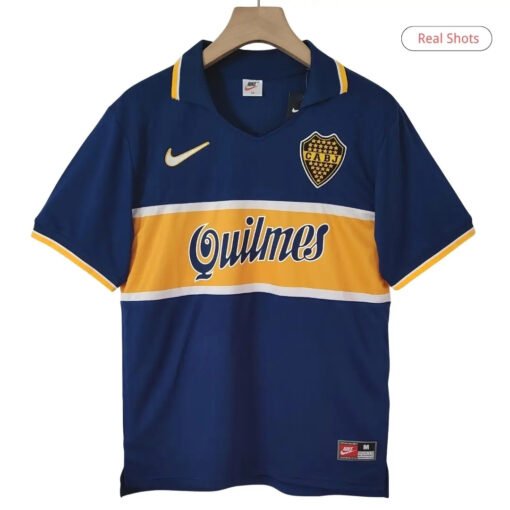 bocajunior199799homejersey_1.jpg Retro Boca Juniors Home Soccer Jersey 1997/99