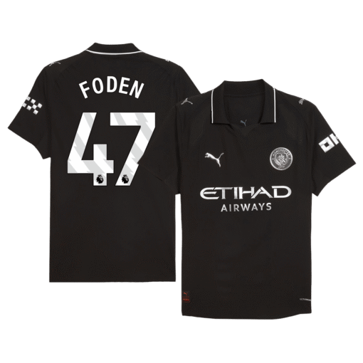 FODEN #47 Manchester City Away Player Version Soccer Jersey 2025/26