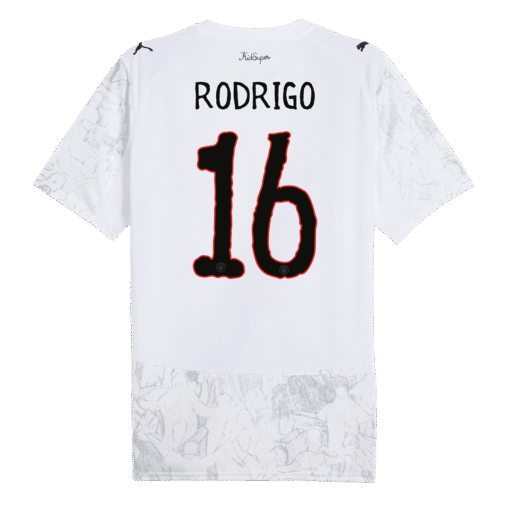 RODRIGO #16 Manchester City KidSuper Soccer Jersey 2025/26 White - Club World Cup