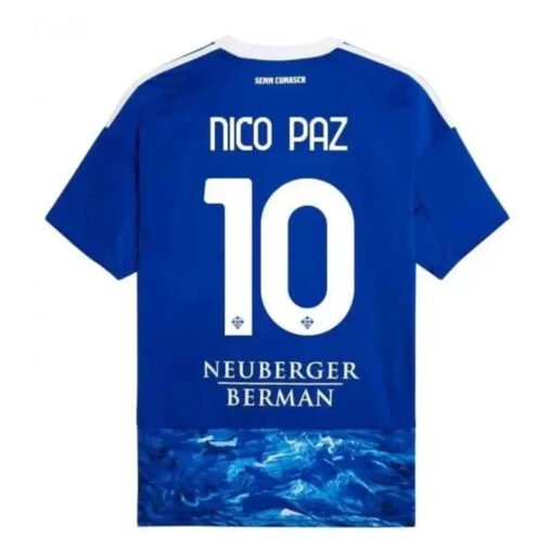 comoNicoPaz10Jersey202526_1.jpg Nico Paz #10 Como 1907 Home Soccer Jersey 2025/26