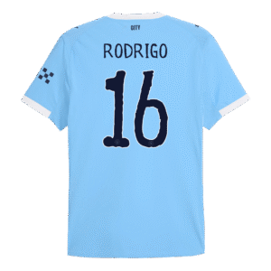 d3b0e1823ec261c4b22ea75bfc017e33.png RODRIGO #16 Manchester City Home Player Version Soccer Jersey 2025/26 Blue - Club World Cup