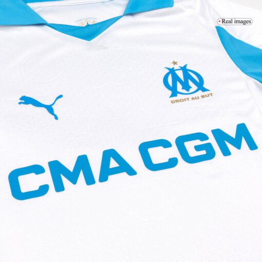 d4faf71c154dc81dea0d162496ea4aeb.jpg Marseille Home Player Version Soccer Jersey 2025/26