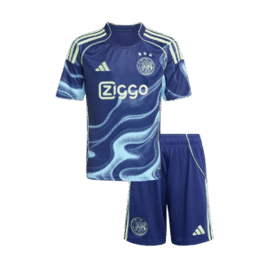 d5d742aa596f171f2922db9b64aaab53.png Ajax Kid's Away Kit - Jersey+Shorts 2025/26