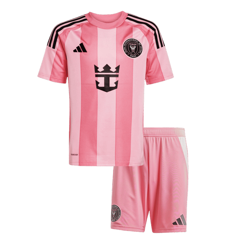 e455efe052157e4def1124e7e586899e.png Inter Miami CF Kid's Home Soccer Jersey Kit (Jersey+Shorts) 2025 Pink