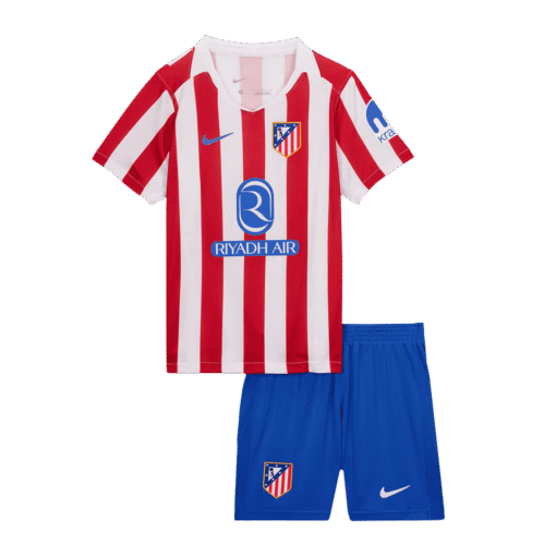 e8ee3046c4ce558e5f77fd8ba819e453_a23510df-6a2b-4c27-b536-2ccac2c9e58a.png Atletico Madrid Kid's Home Kit - Jersey+Shorts 2025/26