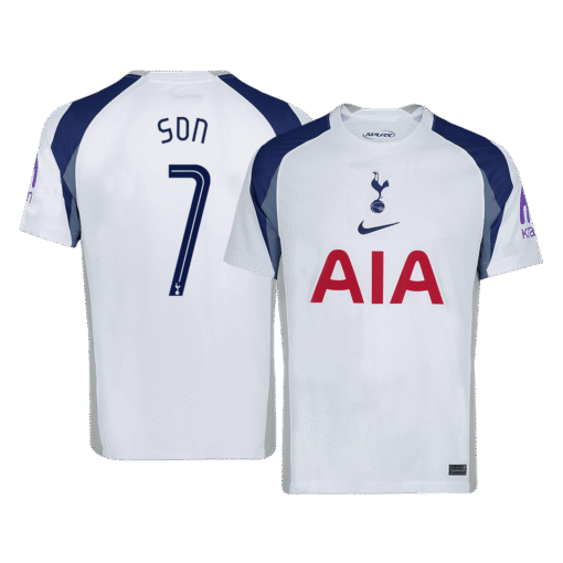 SON #7 Tottenham Hotspur Home Soccer Jersey 2025/26 White - UCL