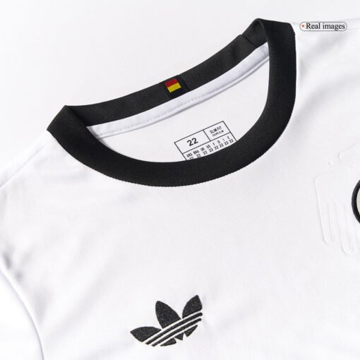 f9a652335b0db18785b9df37aeba65cf.jpg Germany 125th Anniversary Kid's Soccer Jersey Kit (Jersey+Shorts) 2025 White