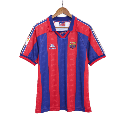 Guardiola #4 Barcelona 1996/97 Retro Home Soccer Jersey