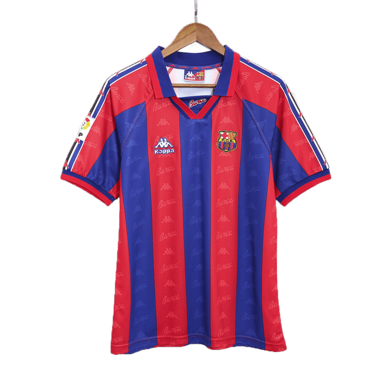 Barcelona 1996/97 Retro Home Soccer Jersey