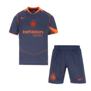 inter_milan_kid_third_away_202526.jpg Kid's Inter Milan Third Away Jerseys Kit 2025/26 - Jersey+shorts