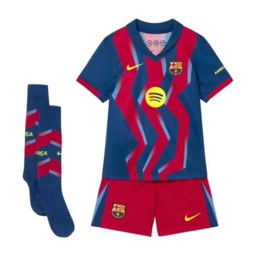 kids_fourth_kit_FC_Barcelona_2526_1.jpg Barcelona Kid's Fourth Away Soccer Full Kit 2025/26