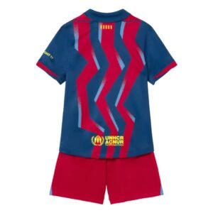 kids_fourth_kit_FC_Barcelona_2526_3.jpg Barcelona Kid's Fourth Away Soccer Kit - Jersey+Shorts 2025/26