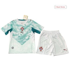 kids_portugal_away_jersey_2.jpg Portugal Kid's Away Kit - Jersey+Shorts 2026 World Cup