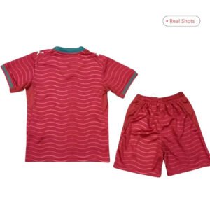kids_portugal_home_2026_2.jpg RONALDO #7 Portugal Kid's Home Kit - Jersey+Shorts 2026 World Cup