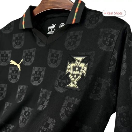 portugal_2026_Pantera_Negra_long_sleeve_1.jpg Ronaldo #7 Portugal 2026 Pantera Negra Long Sleeve Football Jersey