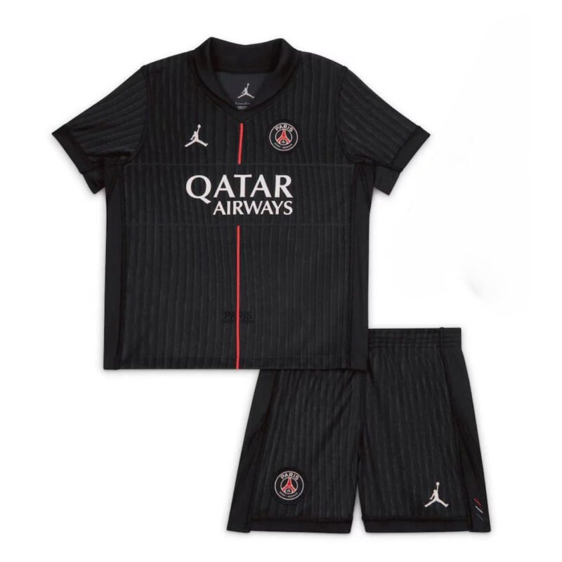 Kid's PSG Fouth Away Jersey Kit - Jersey+Shorts 2025/26