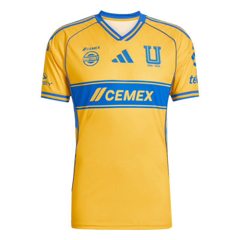 128c8d176a2a21bb0b53b1db7b947907.png Tigres UANL Home Soccer Jersey 2025/26