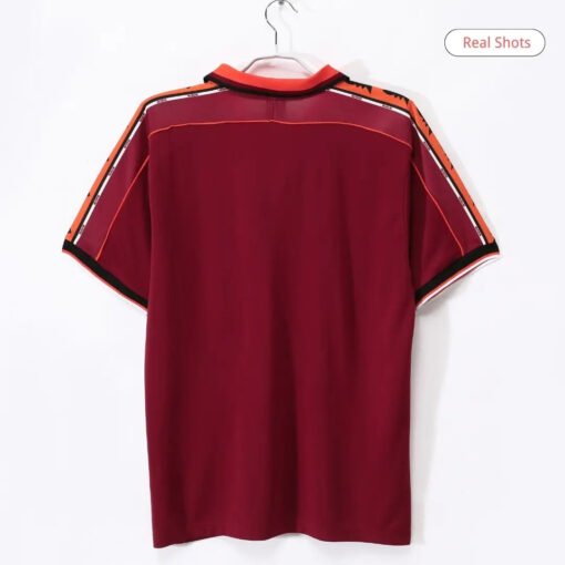 199899RomaHomejersey_6.jpg TOTTI #10 Retro Roma Home Soccer Jersey 1998/99