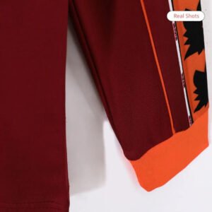 199899RomaHomejerseylong_5.jpg Roma 1998/99 Home Retro Soccer Long Sleeve Jersey