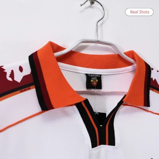 199899RomaawayjerseyLong_2.jpg Roma 1998/99 Away Retro Soccer Long Sleeve Jersey