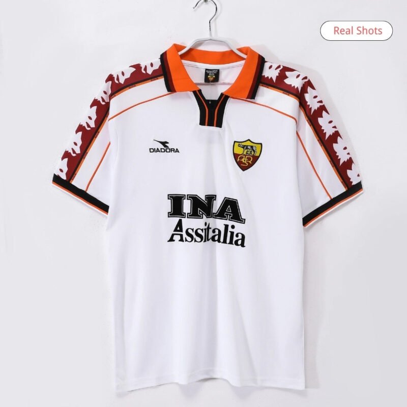 199899Romaawayjersey_1.jpg Retro Roma Away Soccer Jersey 1998/99