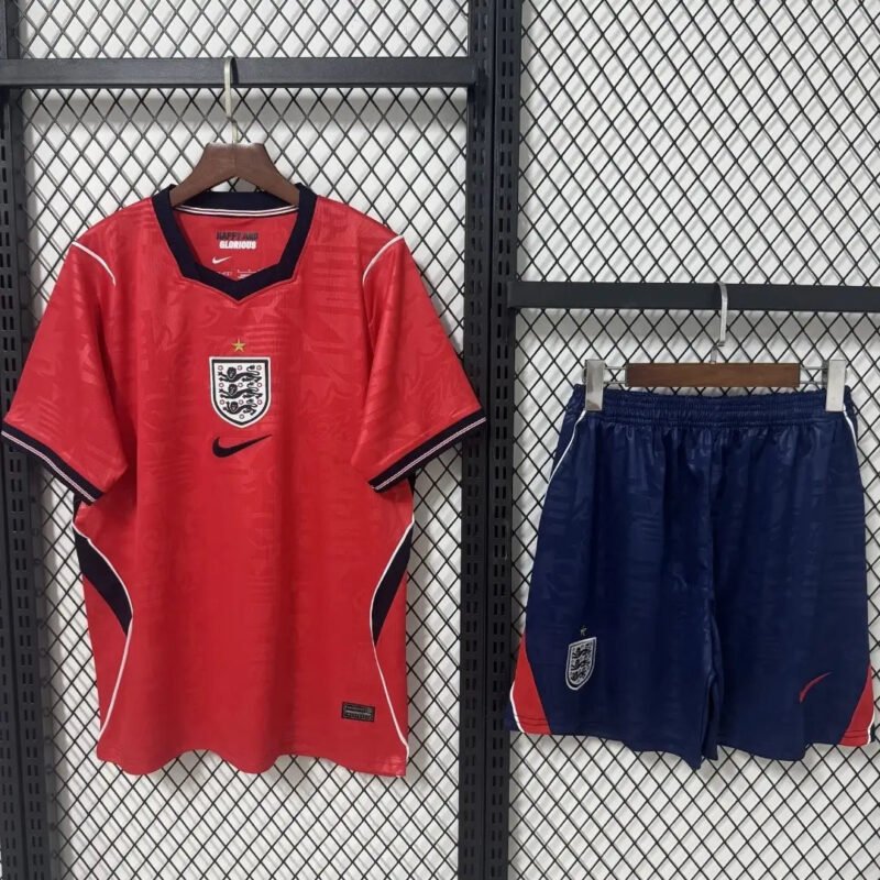 England Away Soccer Kit - Jersey + Shorts 2026 World Cup