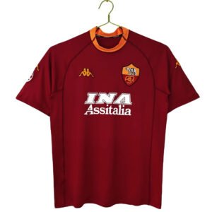 Retro Roma Home Soccer Jersey 2000/01