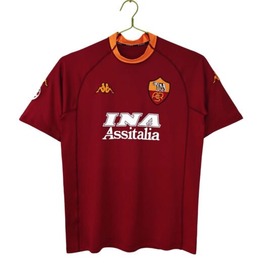 Retro Roma Home Soccer Jersey 2000/01